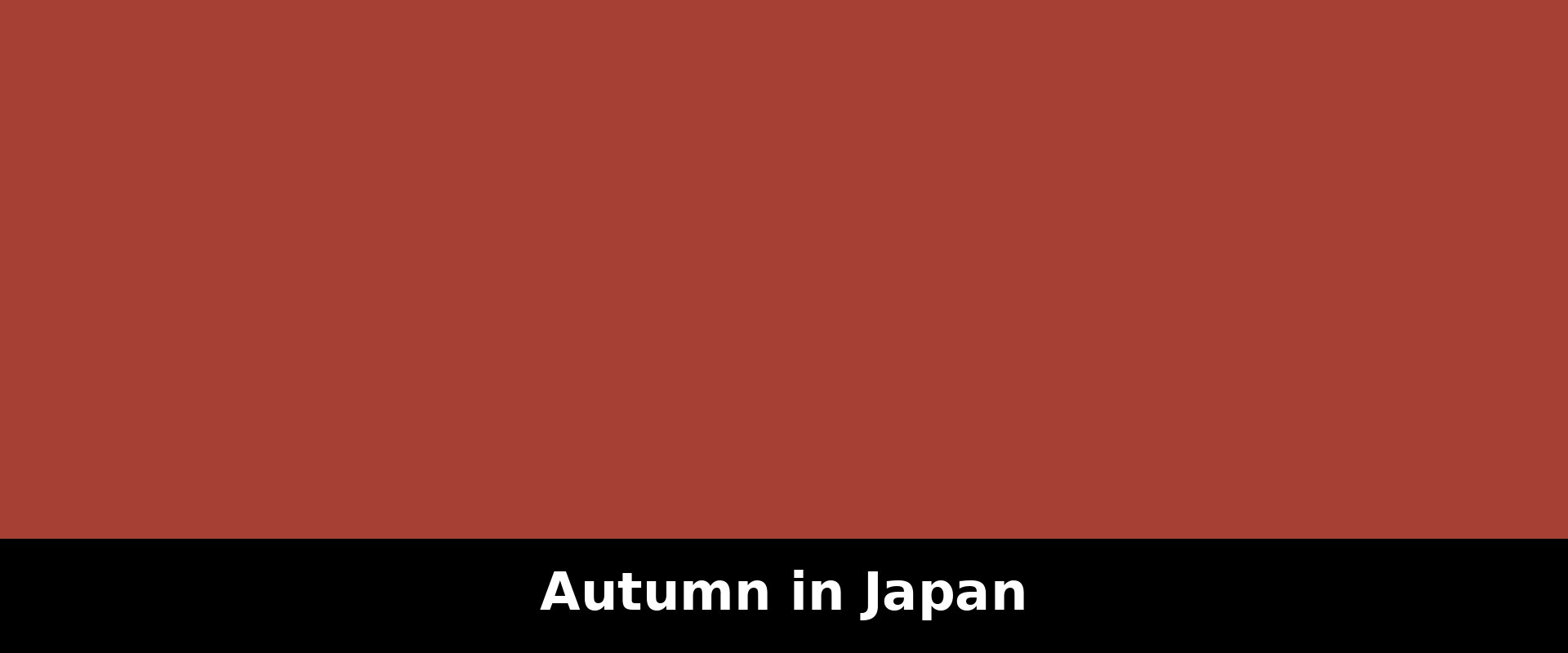 Autumn foliage in Japan